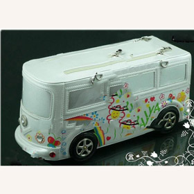 Creative Car Shape PU Portable Bag