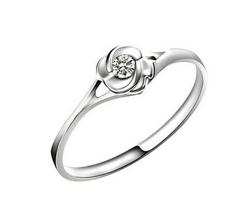 18K Platina Diamond Rings