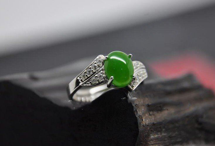 Hetian Jade 925 Silver Unisex Rings