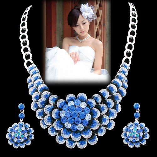 Rhinestone Zinc Alloy Elegent Jewelry Sets