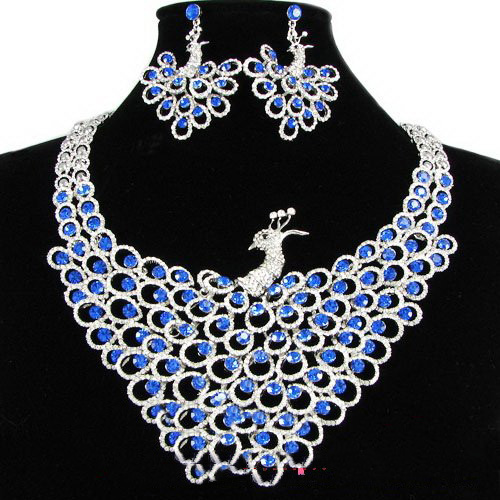 Diamond Phoenix Bridal Jewelry Set
