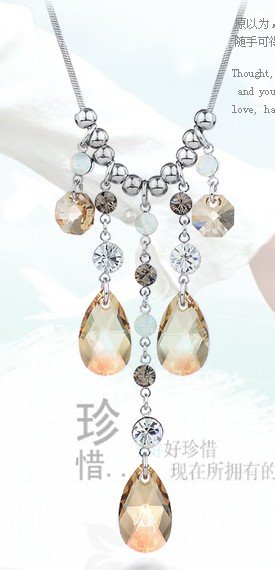 925 Silver Crystal Necklace