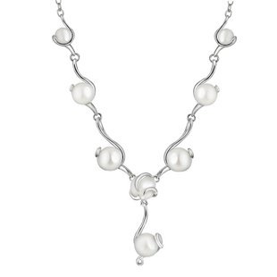 Natural Pearl 925 Sterling Silver Necklace