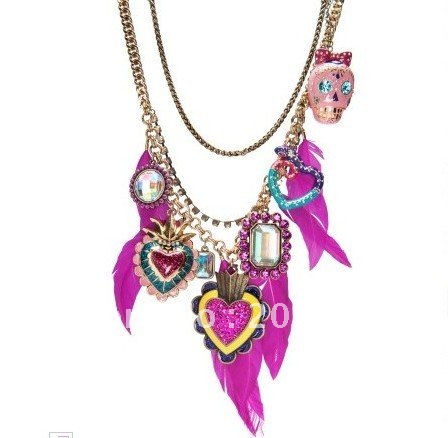 Fashion Gold Feather Necklace