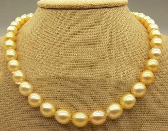 18inch 14k Gold Clasp Pearl Necklace