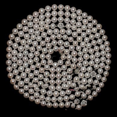 9-10mm Round Natural Pearl Necklace For Mother's Gift
