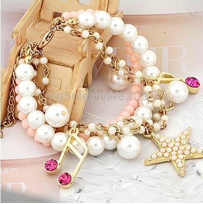White Star Notes Pearl Jewelry
