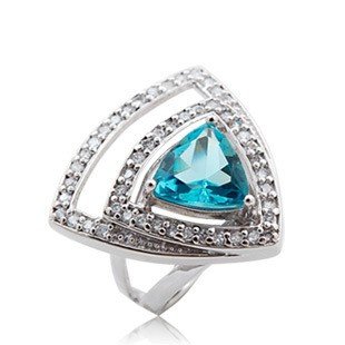 Lucite Girls Gemstone Silver Jewelry For Engagement