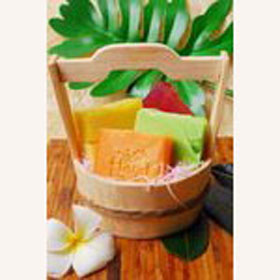 Basic Cleaning Handmade Colorful 3 Bars Soap Gift Set