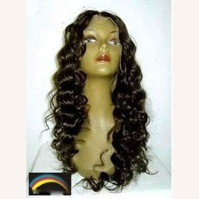 100% Indian REMY 22" Deep Wave Hair Lace Front Wig