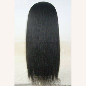 100% Indian REMY Hair 18" Silky Straight Lace Front Wig
