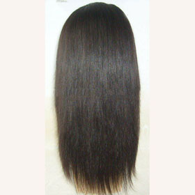 Human Hair 14" Silky Straight Lace Front Wig