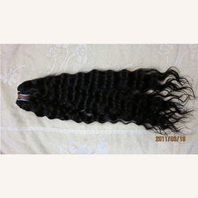 100% Brazilian Virgin Remy Single Drawn Deep Wave 12 Inches-24 Inches Hair Bulk