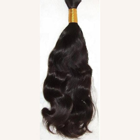 Remy Hair Regular Wave 18inch European Bulk Hair Extension