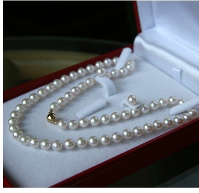 White Elegent Freshwater Pearl Jewelry Sets