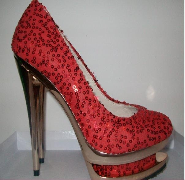 Genuine Leather Rubber Snakeskin Lines High-heeled Paltform Wedding Shoes