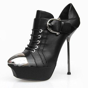 Sexy High Heel Ladies Round Toe Ruffles Decorations Wedding Shoes