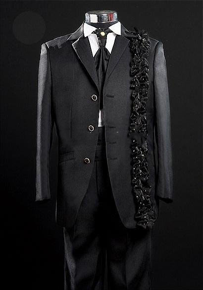 Chemical Fiber Black Tuxedo