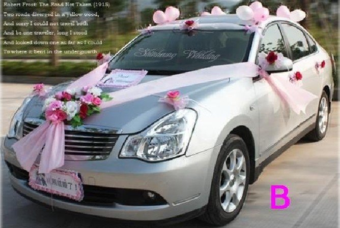 Decoration Wedding Flower for Wedding Limousine Wedding Car