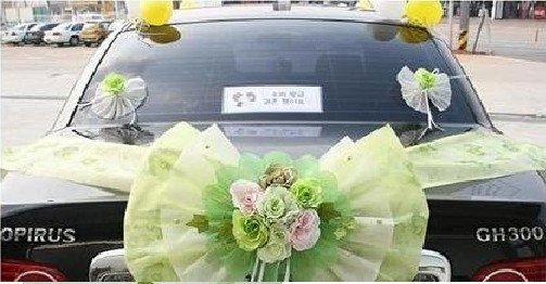 Decoration Wedding Flower for Wedding Limousine Wedding Car