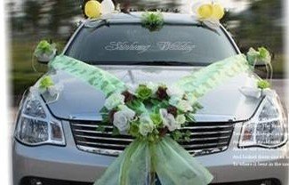 Decoration Wedding Flower for Wedding Limousine Wedding Car