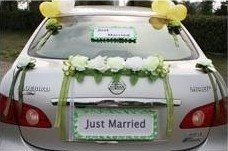 Beautiful Decoration Wedding Flower for Wedding Limousine