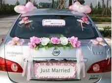 Pink Lace Decoration Wedding Flower