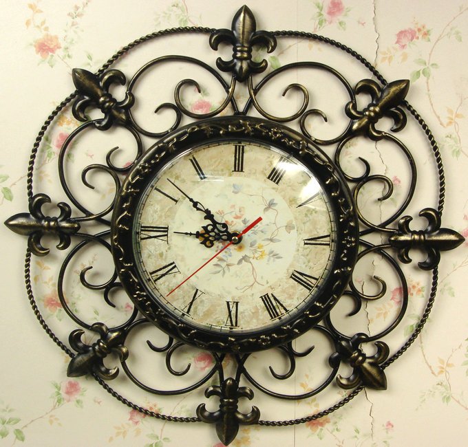 Vintage Home Decor Vintage Copper Table Clock