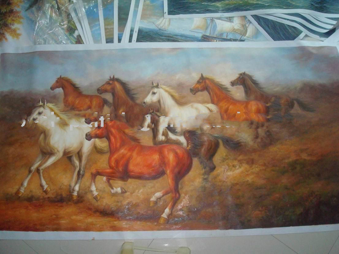 Handpainted Classical Environment-friendly Oil Paintings