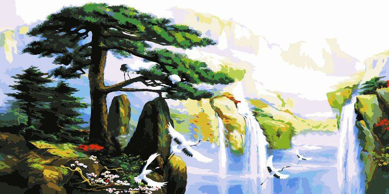 Handmade Painting on Canvas Watercolor Oil Paintings