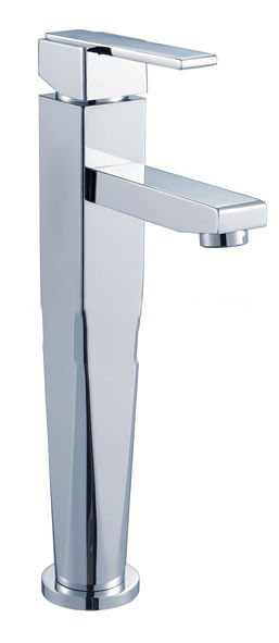 Brass Body Zinc Single Alloy Handle Basin Faucet for Cold Hot Water