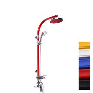 H59/H65 Solid Brass Casted Body One bath Faucet Red Shower Heads