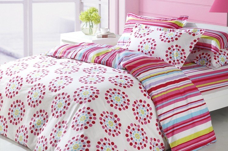 100% Cotton Gorgeous Printed 4 pcs Bedding Sets