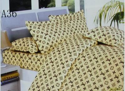 Satin Cover Cotton Filling 6 pcs Bedding Set