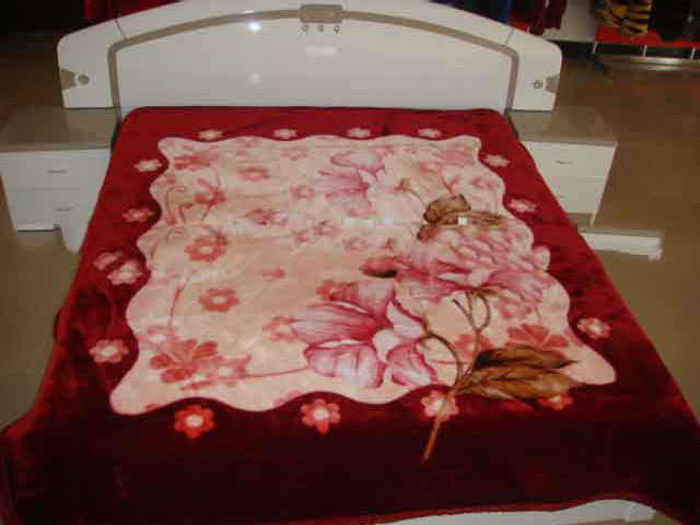 Handmade Polyester Warm Soft Throw Sleeping Blanket