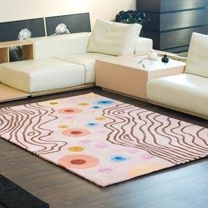 100% Acrylic Hand Knotted Fashion Design Carpet