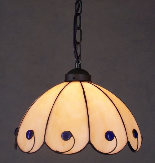 D280*H150mm Pendant Chain 800mm Glass+Metal Chandelier