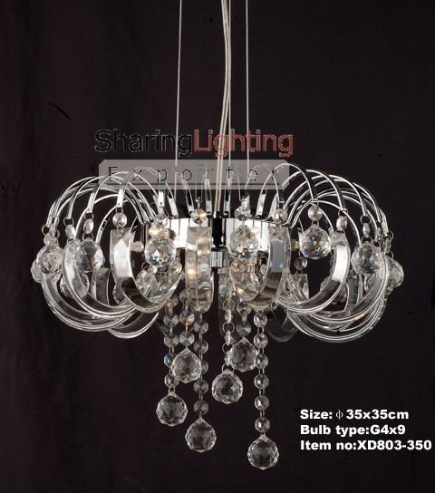 New Modern Φ350* H350mm Silver Energy Saving Chandelier