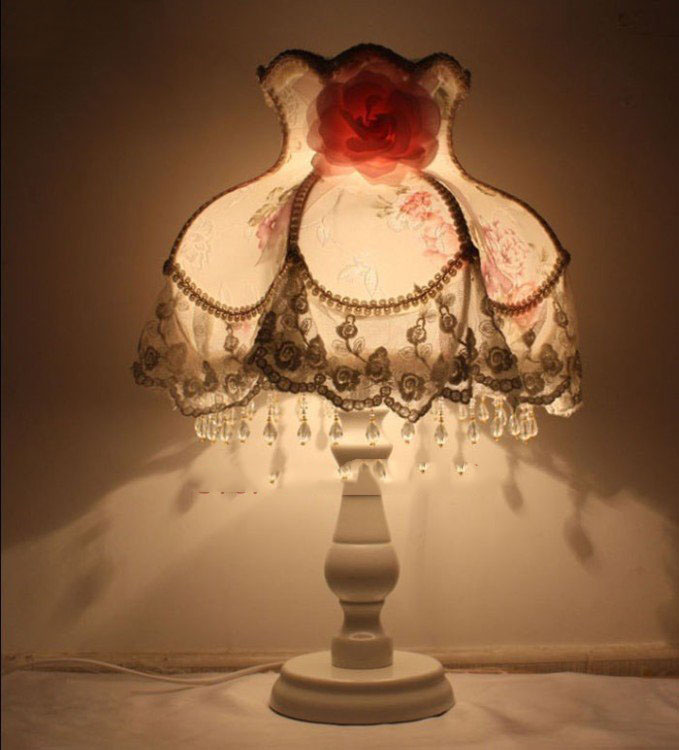 Modern Fabric Electric Incandescent Decorative Table Lamps
