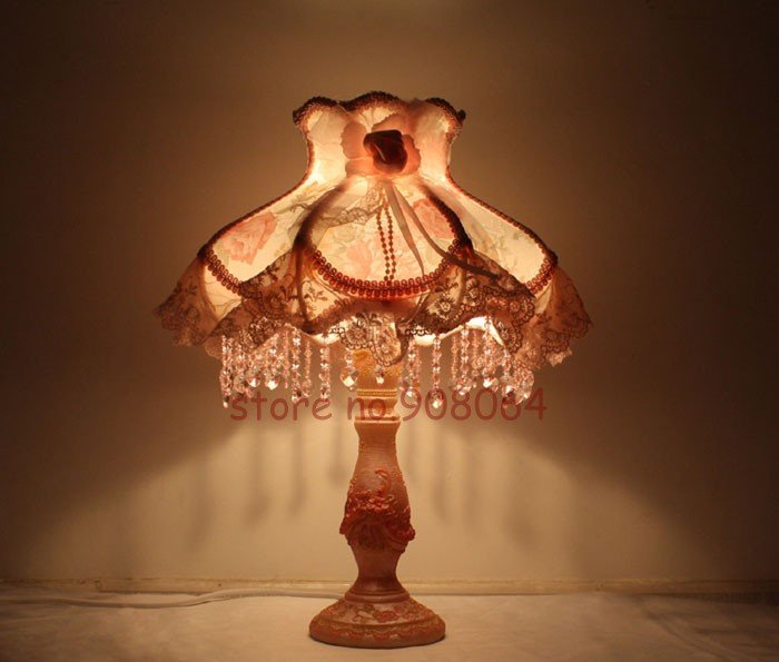 Bedside Lace Light Adjustable Table Lamps