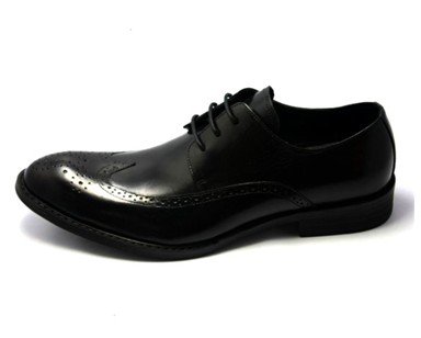 Real Leather Lace-up Elegent Men's Oxford Shoes