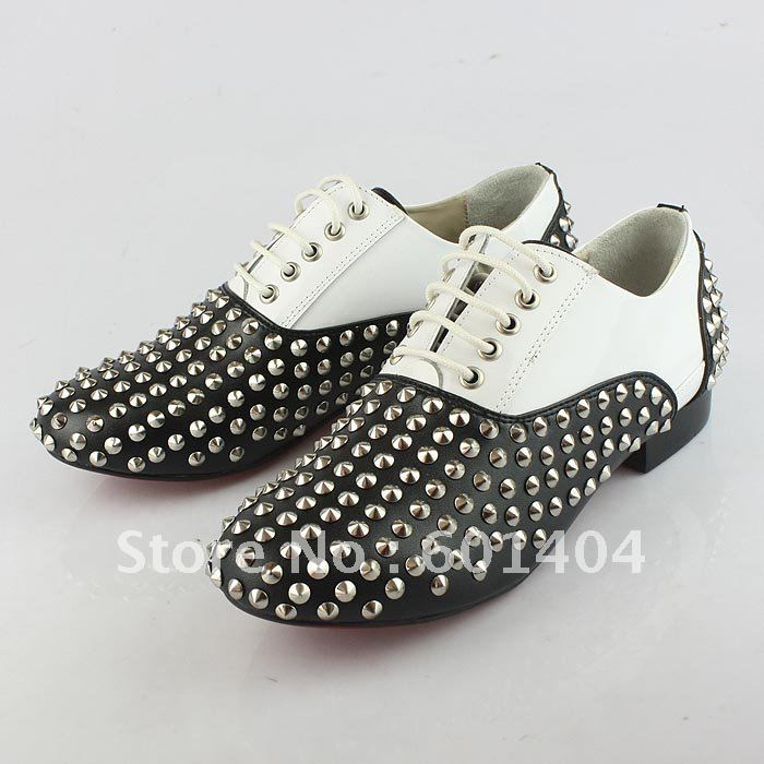 Round Toe Size: 39-46 Rivet Men's Oxford Shoes