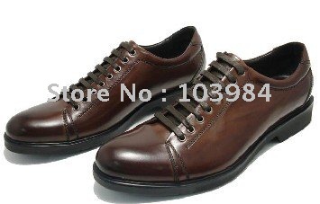 Size 38 to 44 First Layer Leather Men's Oxford Shoes