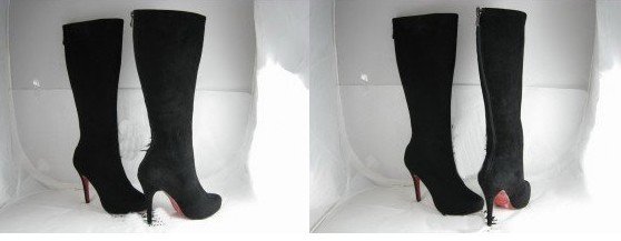 Sex Appeal Black Suede Women's High Heel Pumps Shoes