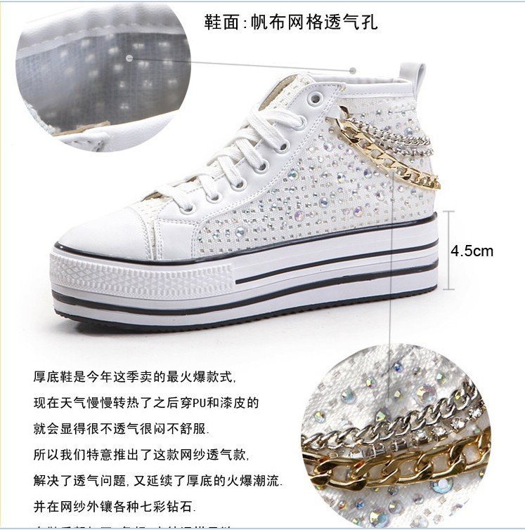 Women's Canvas Shoes Round Laces Up Flat Heel Sneaker Half Boots