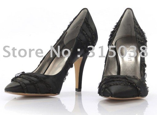 Singles Pointed Satin Surface High Fineness Loafers