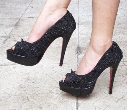 Women's Leather Sexy High Heels Party Shoes