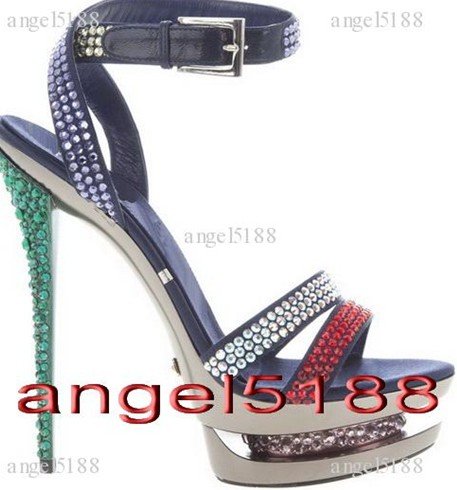 Round Toe High Heel Ladies Sexy Platform Shoes