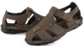Genuine Leather Khaki Leisure Men's Sandals