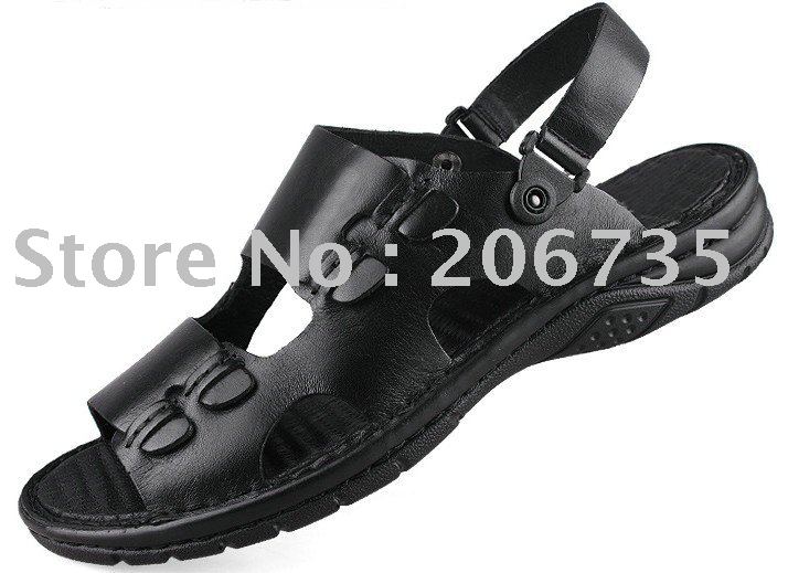EVA Outsole High-quality Leather Men Sandals